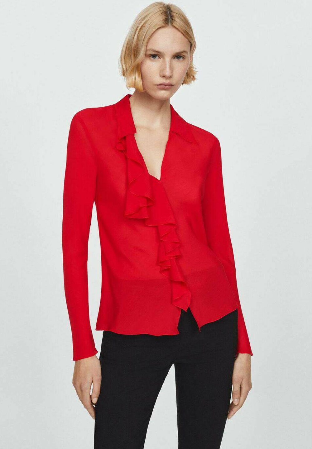 Rote bluse mango Clearance